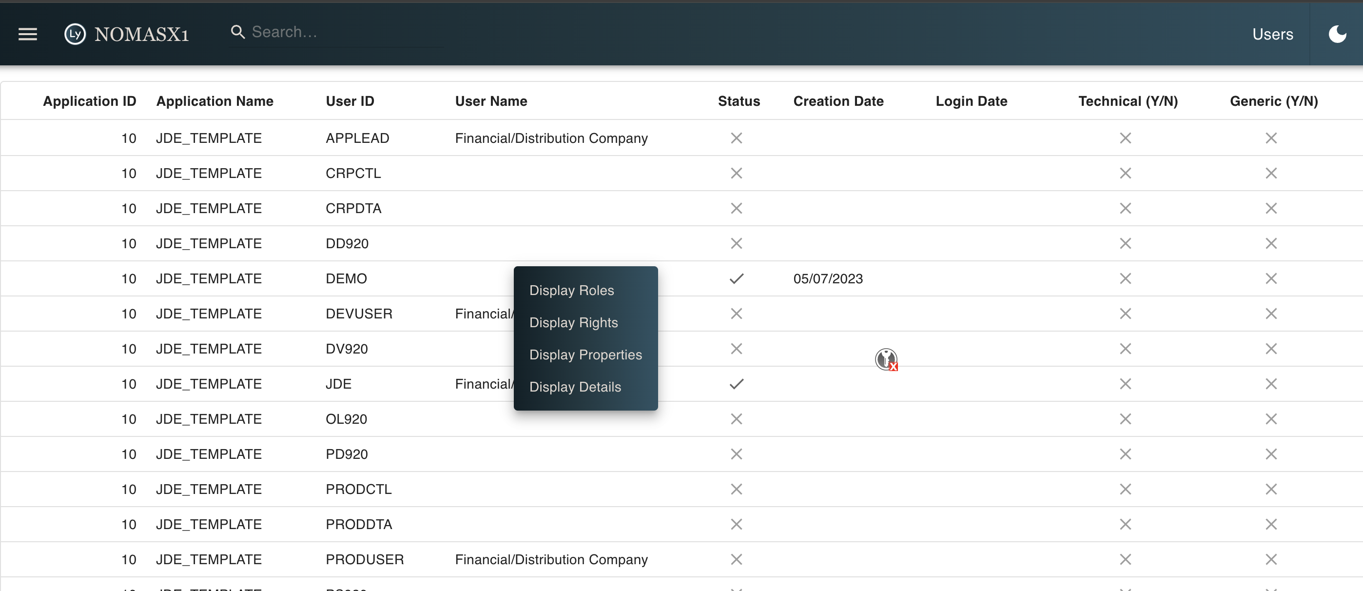 Liberty with NOMASX-1 integration